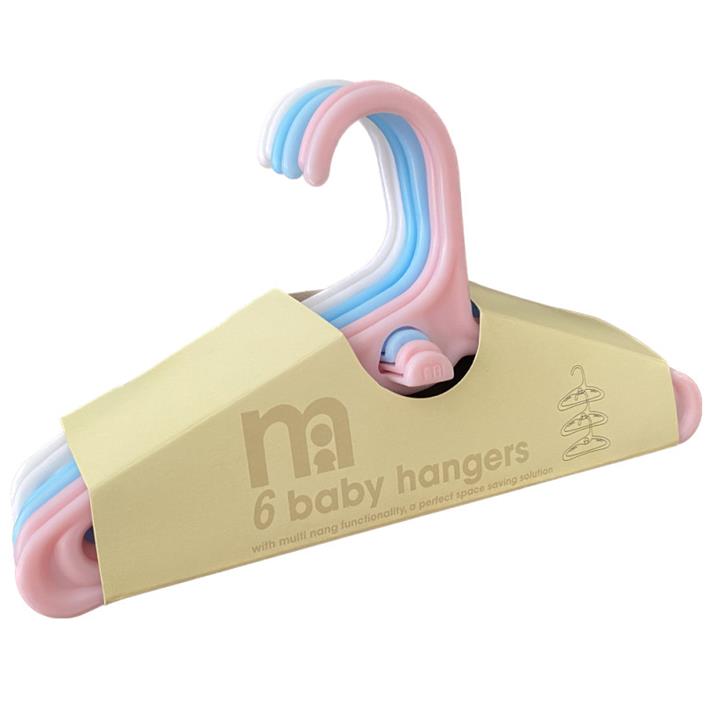 چوب لباسی نوزاد مادرکر کد 1010 بسته شش عددی